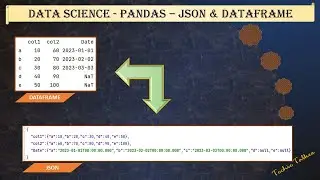 Convert JSON to Dataframe and vice versa in pandas