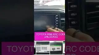 Toyota Aqua Maldives navigation unlock code online- 655657878