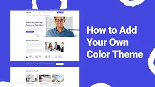 How to Setup Your own Color theme in Dynamic Joomla Template