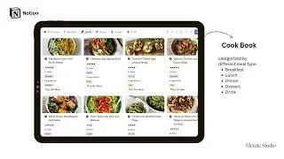 How to Find Recipes by Meal Type (Breakfast, Lunch, Dinner) | Notion Meal Planner Tutorial