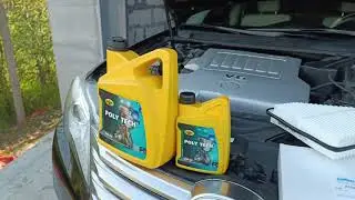 Замена масла  Toyota Avalon легендарный мотор 3,5   Моторное масло KROON OIL POLY TECH 5W-30