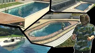 How many swimming pools are in GTA V??