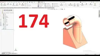 تمارين علي سوليدووركس 2024 || تمرين رقم 174- Solidworks Exercise 174
