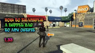 GTA ONLINE|| How To Transfer Duffel Bag To Any Outfit (AFTER PATCH) 1.33
