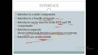 Interface in System Verilog part-1