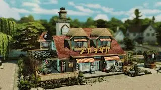Village Bakery 🧁 | The Sims 4 - Stop Motion Speed Build (No CC)