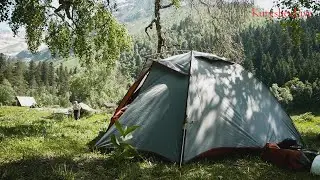 Обзор палатки Forclaz trek 500 из Декатлона.