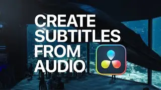 Auto-Generate Subtitles in DaVinci Resolve!