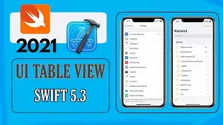Create a Table View Xcode 12 (Swift 5) | 2021 | coderswift