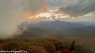 Appalachian Mountains Deep in Asheville's Smoky Blue Ridge Parkway