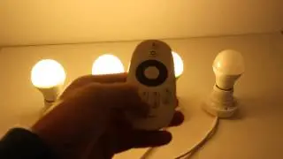 2.4G E27 6W Wireless Milight Dimmable /Warm White LED Light Bulb