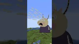 Crying Peppa Pig Characters (in Minecraft)