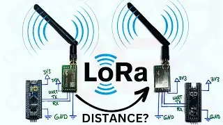 STM32 E22900T22D LoRa Transceiver Module  and Range Test