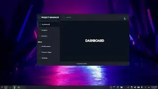 Simple User Interface With Side Menu And Navigation Pages | QT PYQT PYSIDE QT DESIGNER