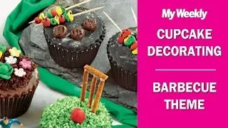 How to Decorate Barbecue Cupcakes