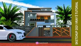 SKETCHUP IT | Exterior Desing | new vray | sketchup pro | vray 6