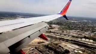 [HD] Southwest 737-800 with Scimitar Winglets ROUGH Landing KMDW/MDW 22L