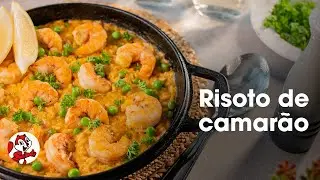 Risoto de camarão
