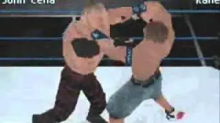 WWE SVR 2010 DS John Cena VS Kane Ambulance Match