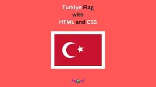 How to Create The Turkish Flag with HTML and CSS