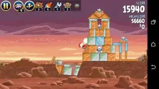 Играю в Angry Birds Start Wars