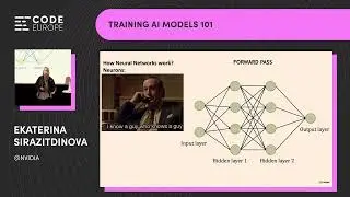 Ekaterina Sirazitdinova (@NVIDIA) - "Training AI Models 101" at the Code Europe 2022 Tech Festival