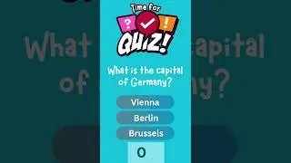 Guess Germany's Capital! #quiz #brainteaser #trivia #germany #capital #city #countries  #riddles