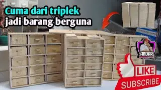 Parts Organizer mini-Rak komponen mini dari triplek | ide kretif dari triplek 