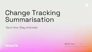 Generative AI Use Case Demo: Change Tracking Summarisation