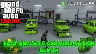 EASY and BEST SOLO Car Duplication Glitch in GTA5 Online!
