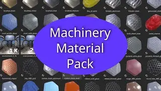Machinery Material Pack for Blender