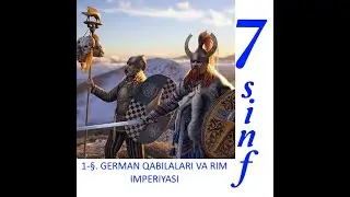 1-§. GERMAN QABILALARI VA RIM IMPERIYASI. 7 sinf   Jahon tarixi