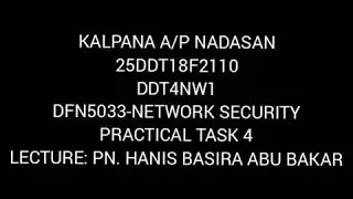 PRACTICAL TASK 4 Topic 5.4 - Understand Wireless Network Security