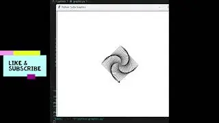 Hipnothesis graphic using turtle 🐢🐢| Python.... 