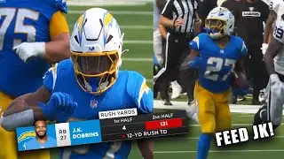 J.K. Dobbins IMPRESSIVE Chargers Debut ⚡️🔥 Chargers vs Raiders 2024 Highlights