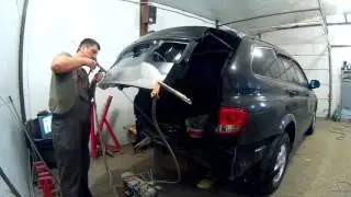 Саньенг Кайрон ремонт кузова в Нижнем Новгороде SsangYong Kyron Auto body repair