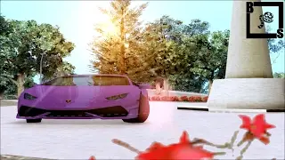 Purple Lamborghini