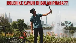 KAYUH KE KL DIBULAN PUASA!! KELEBIHAN FOLDING BIKE MUDAH NAK KESANA KESINI DENGAN MRT JER. #folding