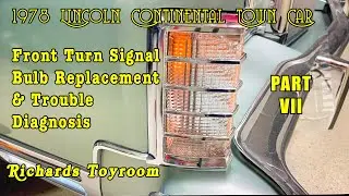 1978 Lincoln Continental Town Car PART 7: Turn Signal Repair