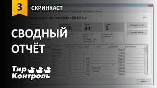 Сводный отчёт в программе 