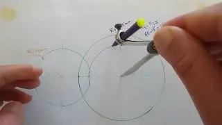 8. Construct an arc of a given radius tangent to two circles