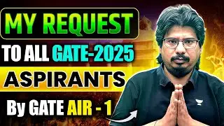 Urgent : Must watch for all GATE-2025 aspirants 📣 | Don’t regret, Watch It Before Filling The Form |