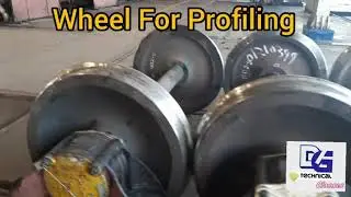 WHEEL FOR PROFILING // RAILWAY WHEEL PROFILING // RAILWAY WORKSHOP //