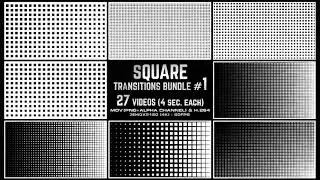 Square Transitions Bundle 1 - 4K | Motion Graphics - Envato elements