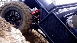 RC RC4WD 1/10 Warn 9.5cti Winch on 1/6 scale rock crawler
