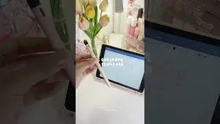 🎀 short v: stylus pen 🖊️🪞🌷🩷