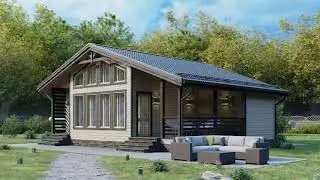 Каркасный дом Шаган 8х10