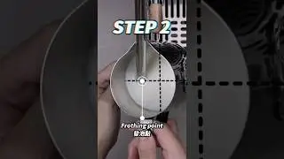 🔥Perfect milk foam requires only 3️⃣ steps🔥