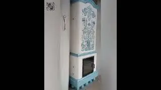 Камин неоренессанс. Русская майолика