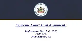 Oral Arguments - Wednesday, April 19, 2023